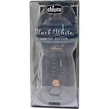 Chicco Biberon en silicone Chicco NaturalFeeling +6M Noir & Blanc 330ml