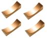 Rose Gold Métal Porte-baguettes Ensemble de 4 pour Décoration de Table