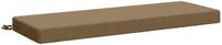 vidaXL - Bankkussen - SOEST - 100% - Polyester - Taupe - 100 x 40 x 8 cm