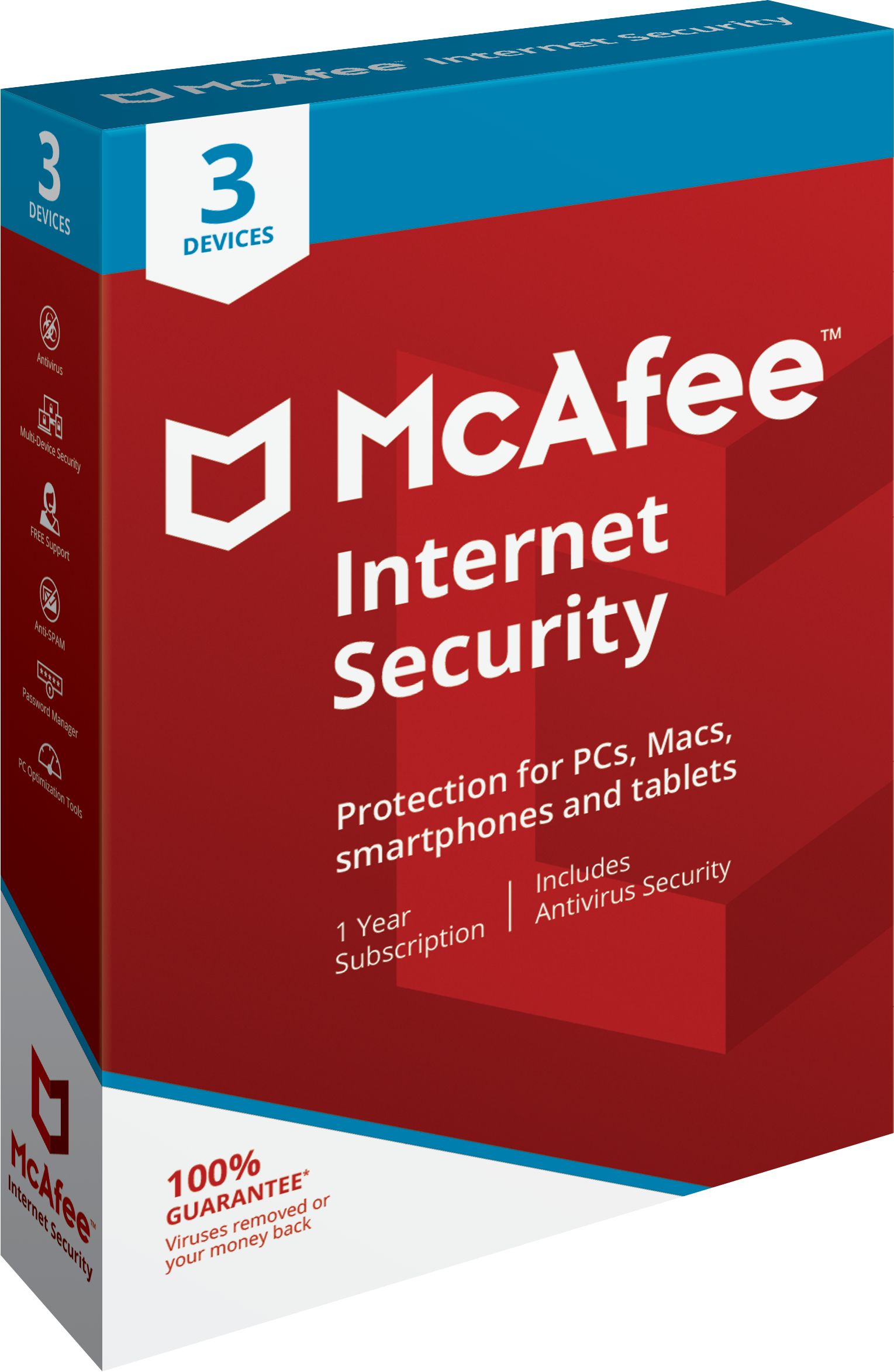 McAfee Internet Security - 3 Users - 1 Year - Download