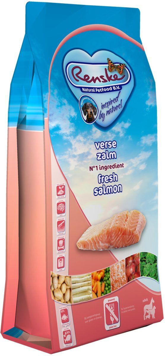 RENSKE super premium adult zalm graanvrij hondenvoer 2 kg