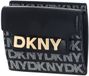 DKNY Avril Card Case BK Logo - BK zwart
