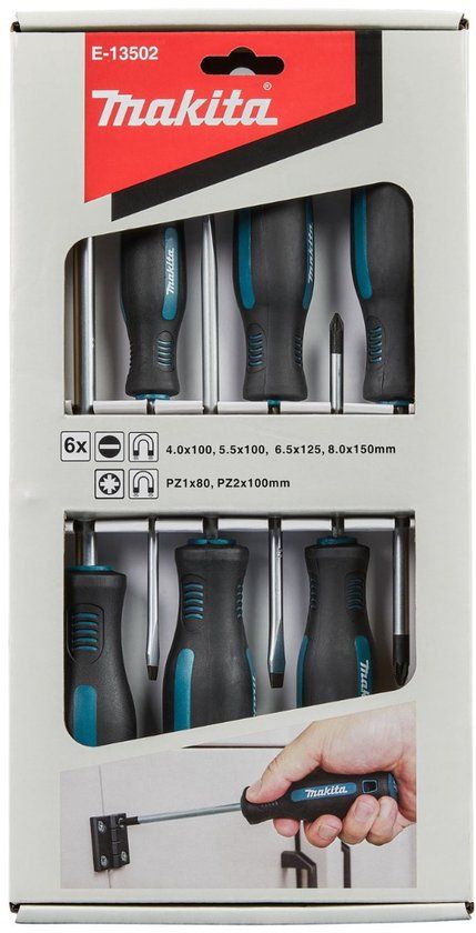 Makita E-13502 Schroevendraaierset 6-delig PZ/SL