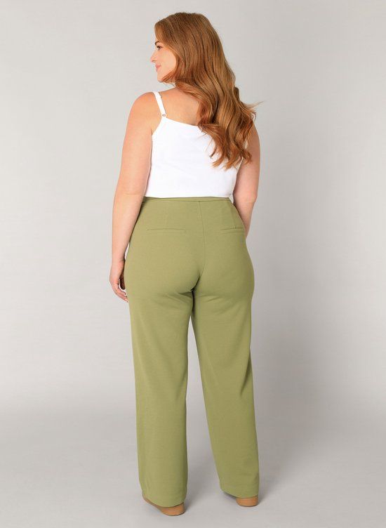 BASE LEVEL CURVY Arah Broek - Green - maat WX-0(44) / L32