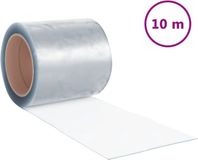 vidaXL Deurgordijn, transparant, 200 mm x 1,6 mm, 10 m, PVC
