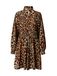 ONLY Jurk 'EMMIE' roestbruin / cognac / cappuccino / zwart