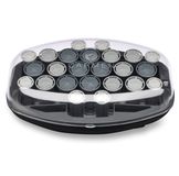 Carmen Elegance Pro C5040 - Krulset met 24 rollers - Zwart, Grijs, Wit