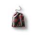 Bonamaison Sacs en coton imprimé avec cordon de serrage, sac à provisions, pochette, sac en tissu, sac à légumes, réutilisable, écologique, multifonctionnel, pliable, taille : 12x15 cm