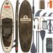 Retrospec Opblaasbaar Supboard Kayak Hybrid - 320 cm - Beige / Bruin