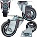 Roulettes pivotantes 125mm caoutchouc thermoplastique 360kg