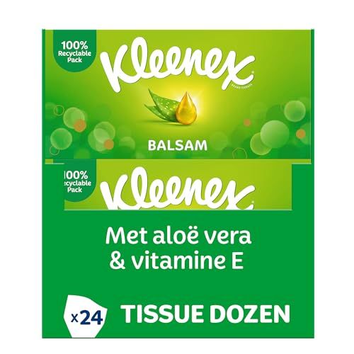 Kleenex Balsam Tissues - 1536 Tissues - 24 Pack - Value Pack