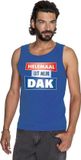 Bellatio Decorations Shoppartners Bv Blauw Helemaal uit mijn dak singlet/ mouwloos shirt heren XXL