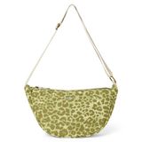 Studio Noos crossbody tas Leopard Cotton groen