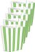 Merkloos / Sans marque Amscan Europe Gmbh Popcorn bakjes lime 10 stuks