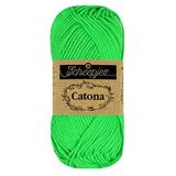 Scheepjes - Scheepjes Catona 602 Neon Green Garen - 10x50g