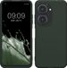 kwmobile telefoonhoesje compatibel met ASUS Zenfone 10 / Zenfone 9 hoesje - Zachte case voor smartphone - Back cover in mosgroen