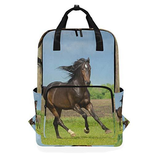 FANTAZIO Onrushing Horse Rugzak Casual Daypack