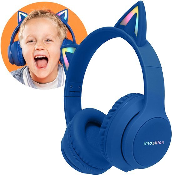 iMoshion Kinderkoptelefoon met verlichte kattenoortjes