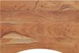 vidaXL Bureaublad rechthoekig 100x60x2,5 cm acacia massif