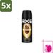 Axe 5 x Deodorant Bodyspray Magnum Gold Caramel Billionaire 150 ml
