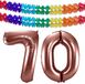 Folat Rosé Goud Folieballon - 70 Jaar - 86 cm