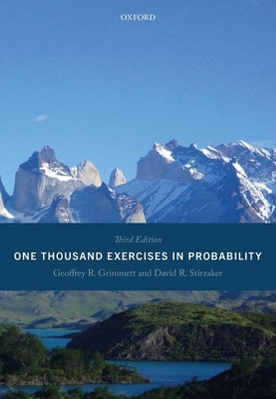 One Oxford University Press One Thousand Exercises in Probability Paperback