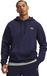 Under Armour UA Rival Flc Hoodie-BLU Heren Sporttrui - Midnight Navy - Wit