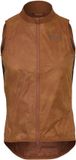 AGU Essential Wind Body - Heren Fietsvest - Winddicht en Waterafstotend - Ademende Mesh Rug - Reflecterend - Bruin - XXL