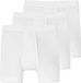 Schiesser Heren lang short / pant 3 pack Essentials dubbelrib wit 3XL