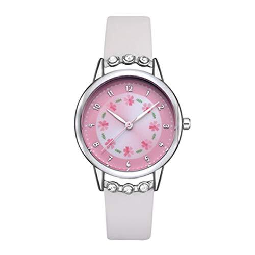 UKCOCO Kinderen cartoon horloge waterdicht polshorloge quartz horloge mode cartoon horloge wit