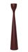 Freemover Rolf kandelaar, beukenhout, donkerrood, 38 cm