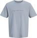 JACK&JONES JWHMONTAUK TYPE FRONT TEE SS CREW NECK Heren T-shirts L Katoen Ronde hals Korte mouw Logo Tradewinds