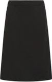 KAFFE Curve Jenna Vrouwenrok Kort Polyester Zwart Diep Effen M