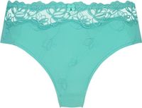 Hunkemöller Dames Lingerie Brazilian Diva - Groen - maat M