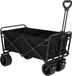 Merkloos / Sans marque Handkar XL Draagwagen Opvouwbaar - Boodschappen Vervoeren - 180 kg Draagkracht - 95 x 57 x 96 CM - Zwart