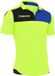 Macron Nunki T-shirt Hommes S Jaune Néon/Noir Polyester Colorblock Football