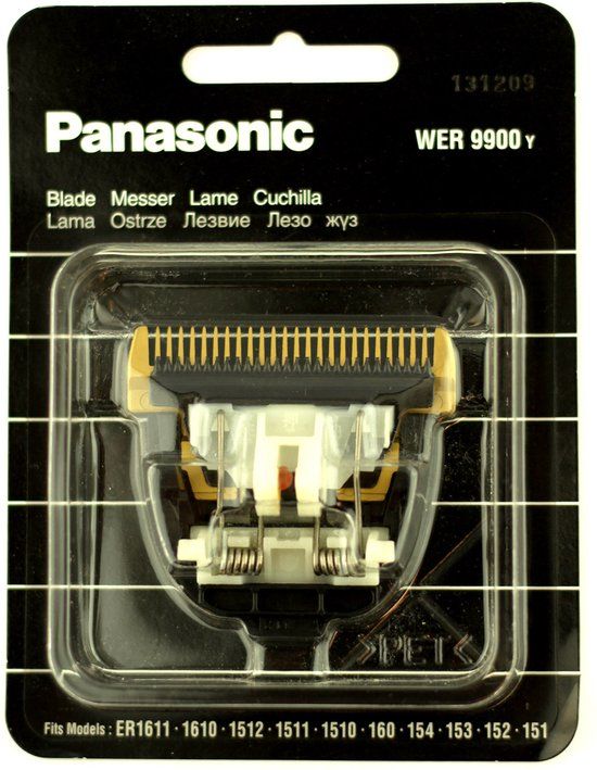 Panasonic WER 9902 - Snijkop opzetstuk voor o.a. modellen ER1611, E1512 en E1511 - Zwart Geel