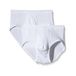 Schiesser Sportslips set van 2 met gulp dubbelrib wit - Original Classics Heren Onderbroek - weiss