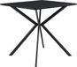 In And Outdoormatch Table à manger Guiseppe - Carré - 78x78cm - Bleu - Métal