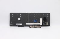 Lenovo ThinkPad T15 Zwart Toetsenbord met achtergrondverlichting en numeriek toetsenblok