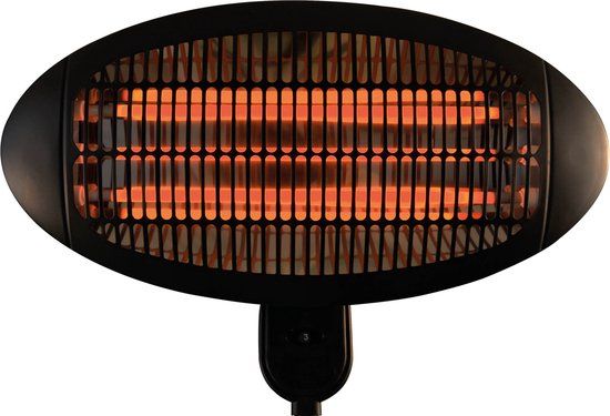 Brasq Elektrische Terrasverwarmer Hangend PHW100 - 2000W - Zwart