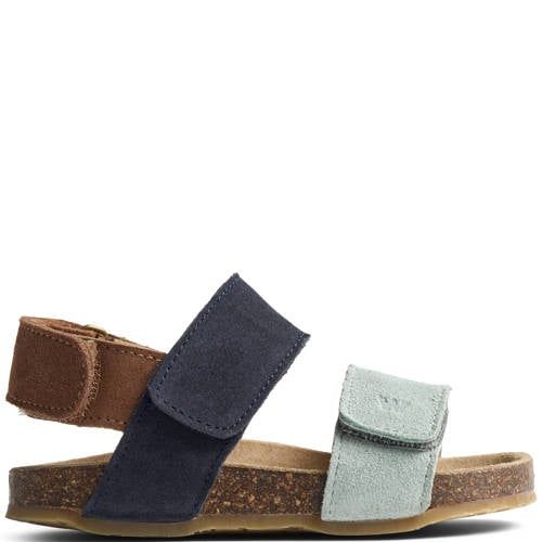 Wheat suède sandalen blauw