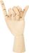 Shenzhen Haorui Industrial Technology Co., Ltd. Mannequin de vitrine en bois - Modèle de mannequin - Croquis d'art - Articulations flexibles - 10x25 cm - Couleur bois