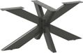 vidaXL Salontafelpoot spider vorm 98x58x(42-43) cm staal antraciet