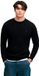 Superdry - Cable Knit Trui met normale pasvorm - Heren - Zwart - Maat L