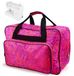 Sac de transport pour machine à coudre - Universel - Nylon résistant à l'eau et à la poussière - Rose