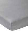 Meyco Home Uni hoeslaken twijfelaar - grey - 120x200cm