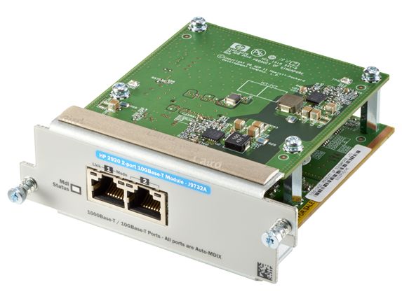 HP 2920 2-port 10GBASE-T Module - J9732A