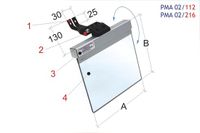 OPTIMUM Tecnopiu Universele afschermkap slijpmolens / bandschuurmachines PMA 02/216