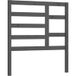 Tête de lit gris 81x4x104 cm bois massif de pin